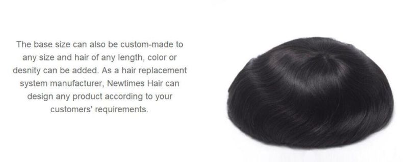 High Quality Wig Fine Mono Base with 1" PU - Long Lasting Hair Replacement