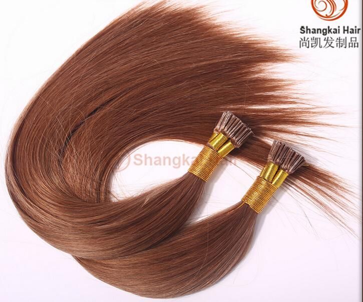 Wholesale Human Hair Extension I Tip Remy Natural Hair