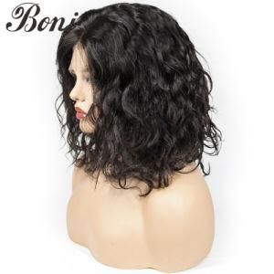 Popular Indian Virgin Hair Short Bob Wave Wigs for Black Women