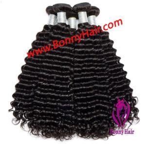 Indian Virgin Human Hair Deep Wave Hair Extension Weft