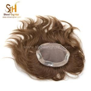 Custom Order OEM Human Hair Woman&prime;s Toupee