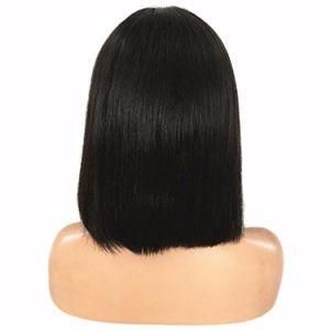 Brazilian Human Hair 8-14 Inch Bob Frontal Wig 100% Human Virgin Remy Straight Wigs