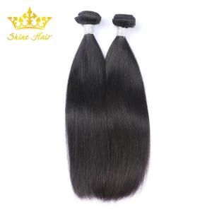 Malaysian Human Virgin Hair Extensions of Natural Color, Straight Hair Bundles