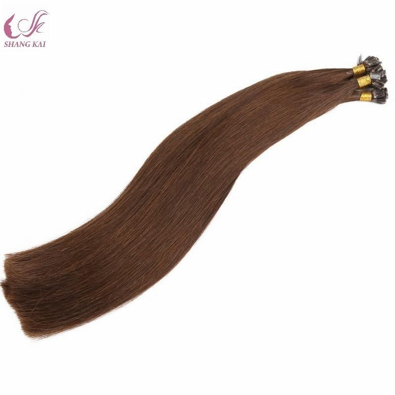 Luxury Quality Double Drawn 100% Human Hair Flat Tip Prebonded Indian Remy Hair Extensions