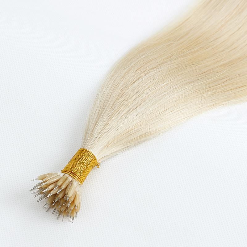 Double /Single 16"--26" Micro Ring Loop Human Hair Extension