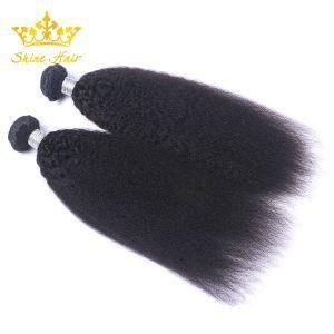 Wholesale Unprocessed Remy Brazilian Virgin Human Hair of Natural Color Kinky Straight