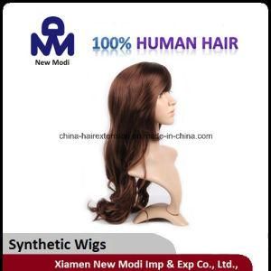 Lady Hair Wig with Synthetic Wig