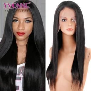 Yvonne 180% Density Brazilian Virgin Straight Human Hair Full Lace Wig