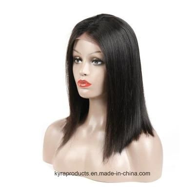 Real Photo 2018 New Design Virgin Peruvian Human Hair Glueless Silk Top Full Lace Front Wig