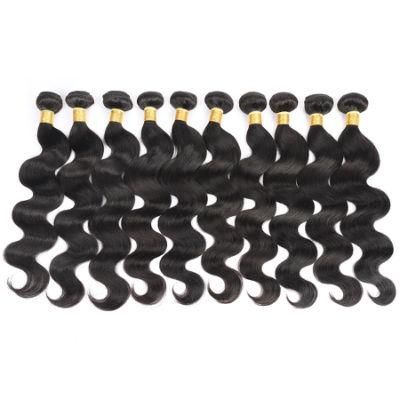 Wholesale Non Remy Body Wavy Human Hair Bundles Virgin Hair Weft