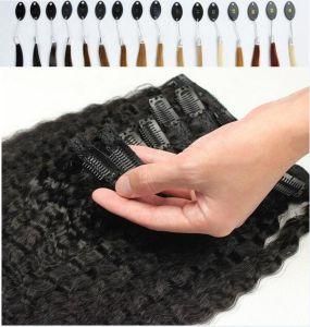 Peruvian Virgin Hair Clip in Hair Extension Remy Hair Extension
