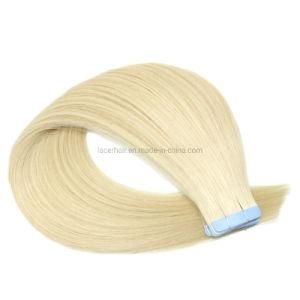 100% Cucticle Brazilian Straight Hair Keratin PU Tape Weft Brazil Human Hair