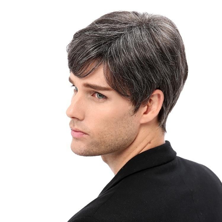 Kbeth Human Hair Toupees for Japanese Men 2021 Fashion Silver Grey Short Straight Tranparent Lace Part Toupee Lace Closure Customized Factory Supply From China