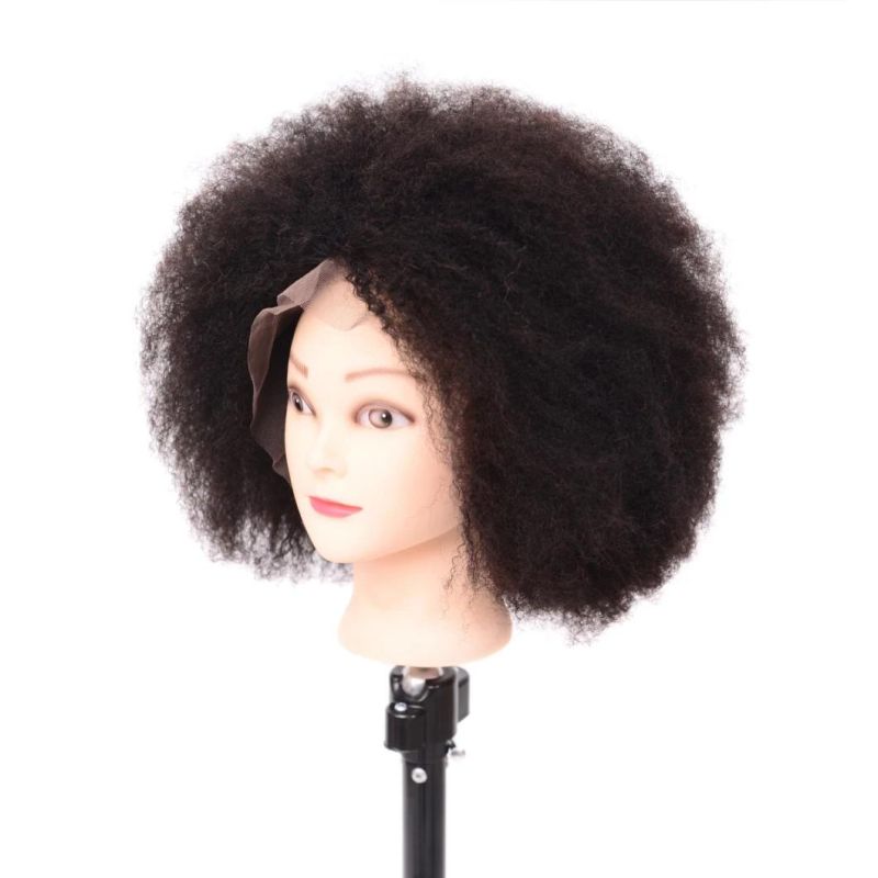 Afro Kinky Curly Lace Frontal Wig 8-24inch Pre Plucked with Baby Hair Brazilian Human Hair Wigs
