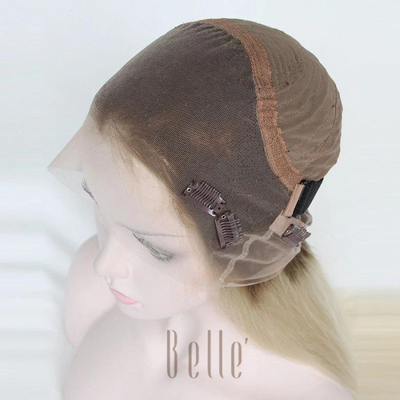 Belle Super Natural Parting Human Hair Handtied Lace Front Wig