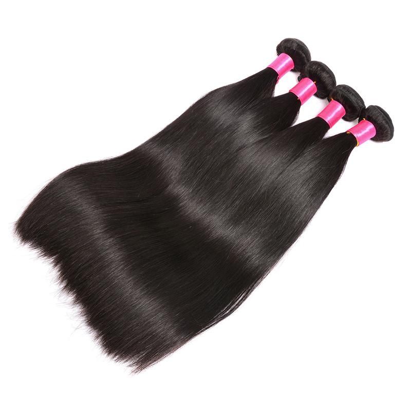 Top Quality 10A 100% Virgin Raw Unprocessed Hair Extension Single Donor Remy Straight Hair Bundles