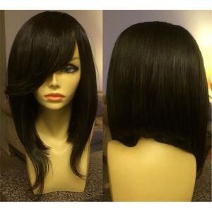 Fashion Virgin Brazilian Human Hair Bob Glueless Full Lace Wig