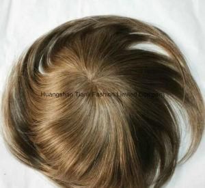 6&quot;-14&quot; Customize Hand-Tied V Injection Toupee for Man/Women