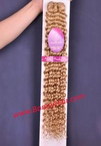 Hot Sale 10A Blonde 100% Human Remy Hair Extenion Weaving