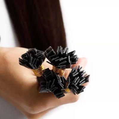 100% Human Hair Itip Vtip Flat Tip Prebonded Hair Remy Tape-Tip Hair Extension.