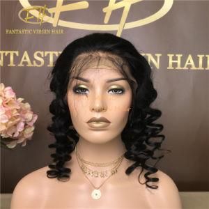 Wholesale Brazilian/Indian Virgin/Remy Human Hair Full/Frontal Lace Wig with Loose Wave
