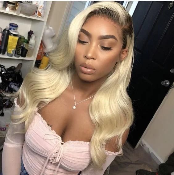 Kbeth Body Wave Hair Wig 2021 Summer Trendy Custom 20 Inch Long 100% Virgin Hand Tip Lace Frontal Remy Brazilian Sexy 613 Blonde Human Hair Wigs for Black Woman